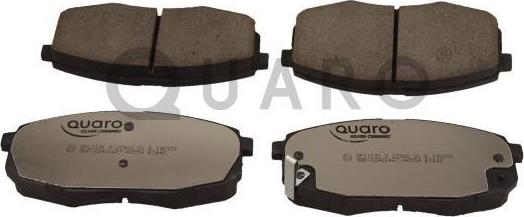 QUARO QP1119C - Тормозные колодки, дисковые, комплект autospares.lv