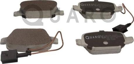 QUARO QP1374 - Тормозные колодки, дисковые, комплект autospares.lv