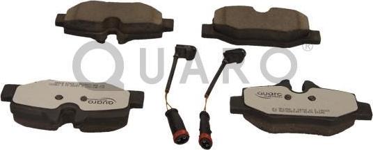 QUARO QP1258C - Тормозные колодки, дисковые, комплект autospares.lv