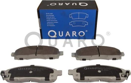 QUARO QP1261 - Тормозные колодки, дисковые, комплект autospares.lv