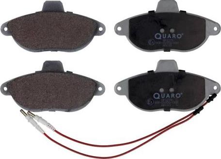 QUARO QP1278 - Тормозные колодки, дисковые, комплект autospares.lv
