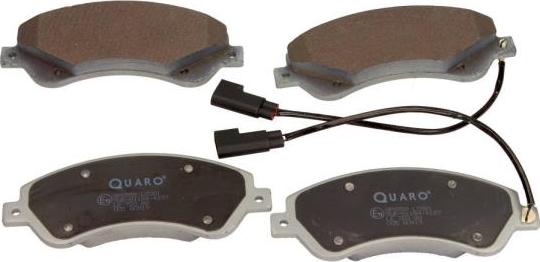 QUARO QP8559 - Тормозные колодки, дисковые, комплект autospares.lv