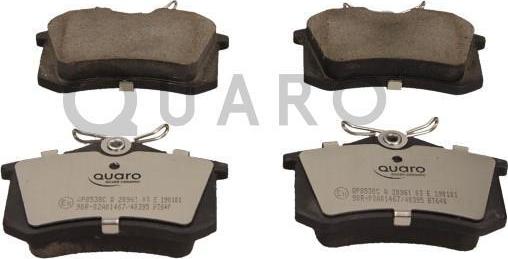 QUARO QP8538C - Тормозные колодки, дисковые, комплект autospares.lv