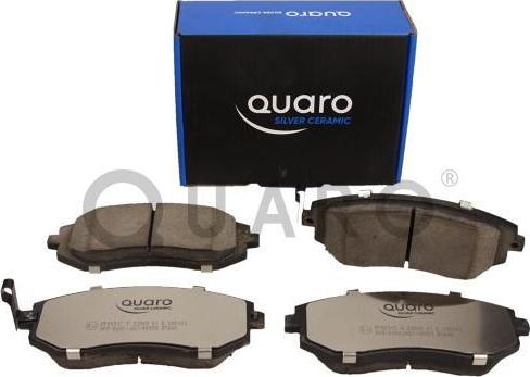 QUARO QP8054C - Тормозные колодки, дисковые, комплект autospares.lv