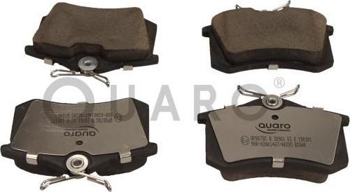 QUARO QP8078C - Тормозные колодки, дисковые, комплект autospares.lv