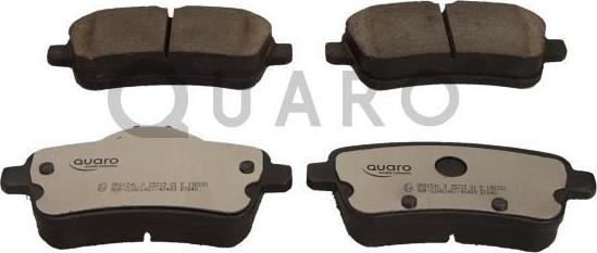 QUARO QP8154C - Тормозные колодки, дисковые, комплект autospares.lv