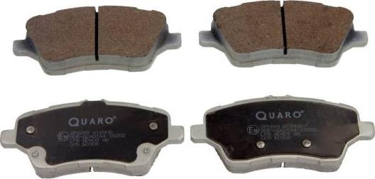 QUARO QP8249 - Тормозные колодки, дисковые, комплект autospares.lv