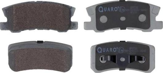 QUARO QP8738 - Тормозные колодки, дисковые, комплект autospares.lv
