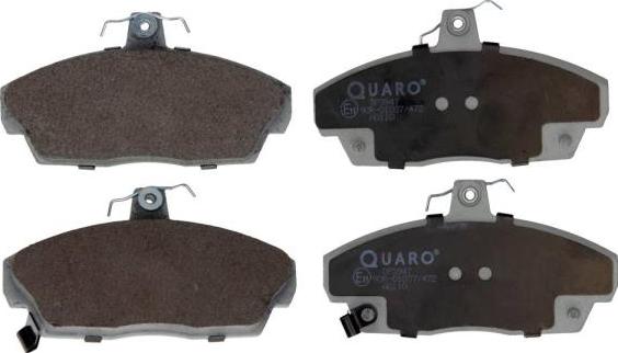 QUARO QP3947 - Тормозные колодки, дисковые, комплект autospares.lv