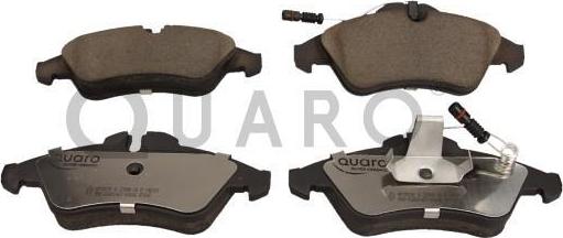 QUARO QP3515C - Тормозные колодки, дисковые, комплект autospares.lv