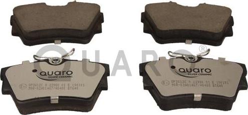 QUARO QP3612C - Тормозные колодки, дисковые, комплект autospares.lv