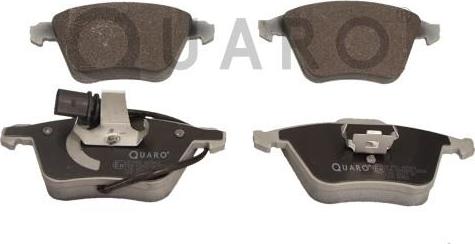 QUARO QP3052 - Тормозные колодки, дисковые, комплект autospares.lv