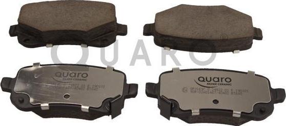 QUARO QP3169C - Тормозные колодки, дисковые, комплект autospares.lv