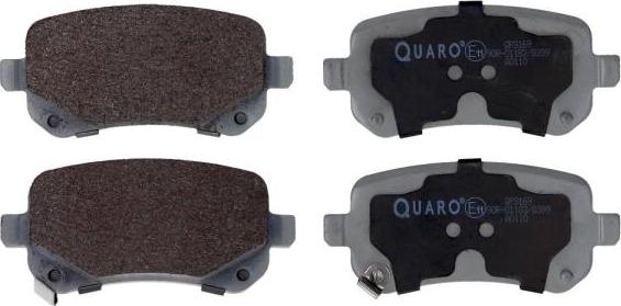QUARO QP3169 - Тормозные колодки, дисковые, комплект autospares.lv