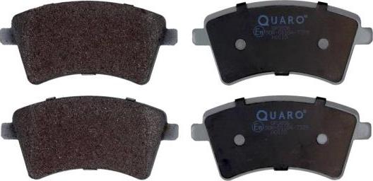 QUARO QP3856 - Тормозные колодки, дисковые, комплект autospares.lv