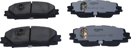 QUARO QP3706C - Тормозные колодки, дисковые, комплект autospares.lv