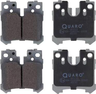 QUARO QP3715 - Тормозные колодки, дисковые, комплект autospares.lv