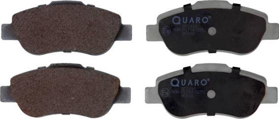 QUARO QP2416 - Тормозные колодки, дисковые, комплект autospares.lv