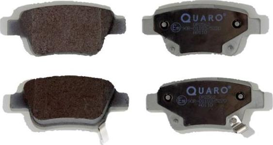 QUARO QP2562 - Тормозные колодки, дисковые, комплект autospares.lv