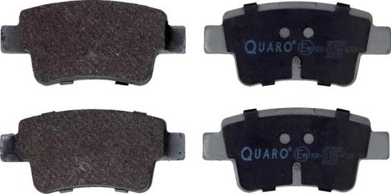 QUARO QP2530 - Тормозные колодки, дисковые, комплект autospares.lv