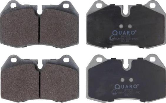 QUARO QP2853 - Тормозные колодки, дисковые, комплект autospares.lv