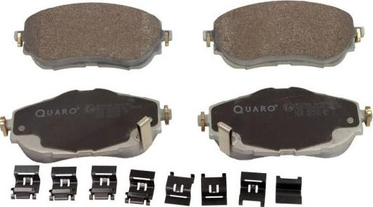 QUARO QP2884 - Тормозные колодки, дисковые, комплект autospares.lv
