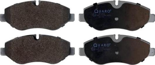 QUARO QP2306 - Тормозные колодки, дисковые, комплект autospares.lv