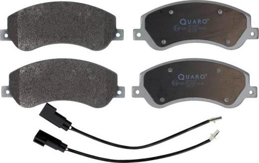 QUARO QP2247 - Тормозные колодки, дисковые, комплект autospares.lv