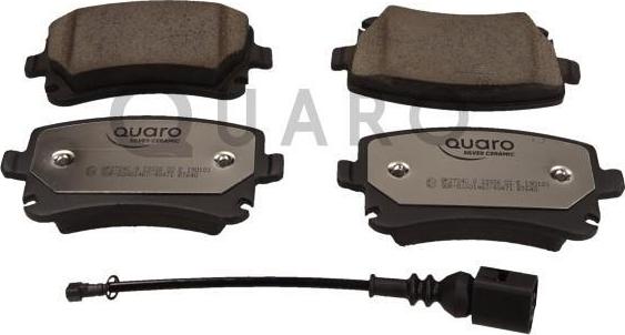 QUARO QP2724C - Тормозные колодки, дисковые, комплект autospares.lv