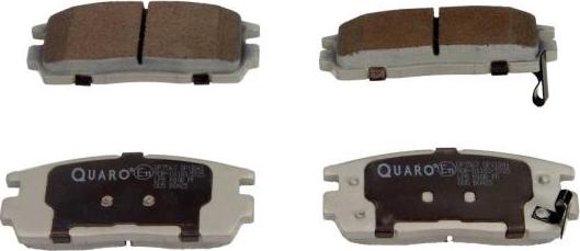 QUARO QP7567 - Тормозные колодки, дисковые, комплект autospares.lv