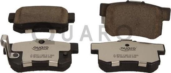 QUARO QP7537C - Тормозные колодки, дисковые, комплект autospares.lv