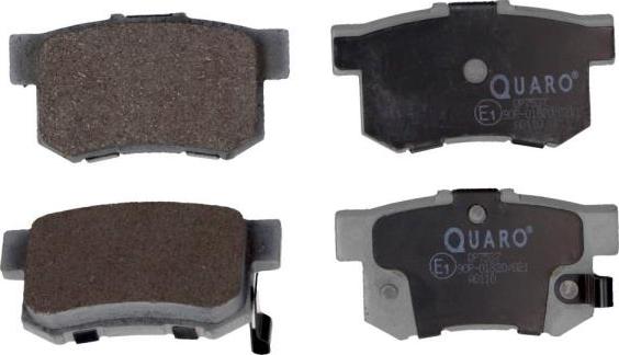 QUARO QP7537 - Тормозные колодки, дисковые, комплект autospares.lv