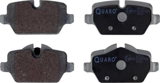 QUARO QP7090 - Тормозные колодки, дисковые, комплект autospares.lv