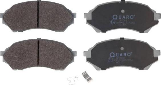 QUARO QP7088 - Тормозные колодки, дисковые, комплект autospares.lv