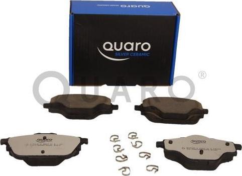 QUARO QP7024C - Тормозные колодки, дисковые, комплект autospares.lv