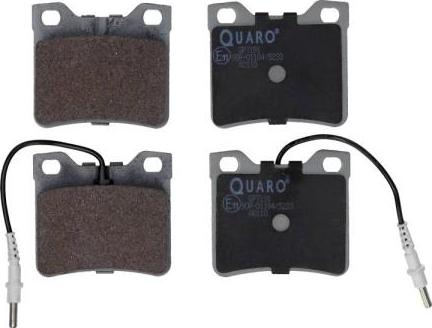 QUARO QP7191 - Тормозные колодки, дисковые, комплект autospares.lv