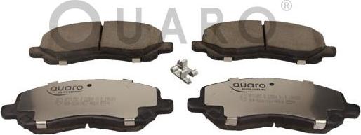QUARO QP7145C - Тормозные колодки, дисковые, комплект autospares.lv