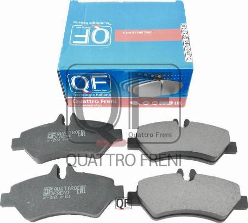 Quattro Freni QF501300 - Тормозные колодки, дисковые, комплект autospares.lv