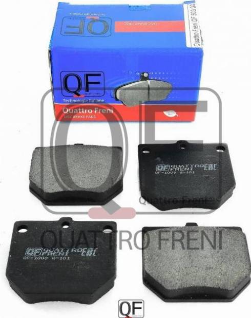Quattro Freni QF50800 - Тормозные колодки, дисковые, комплект autospares.lv
