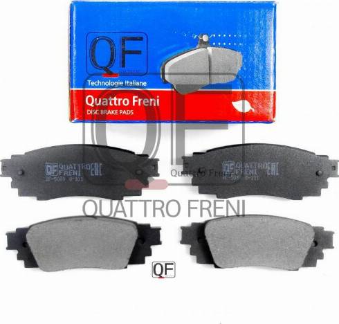 Quattro Freni QF503900 - Тормозные колодки, дисковые, комплект autospares.lv