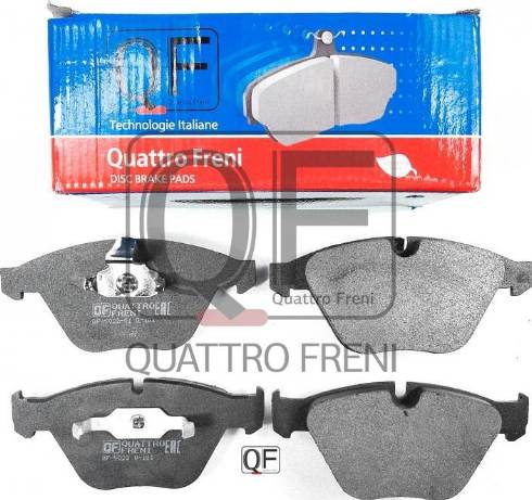 Quattro Freni QF502200 - Тормозные колодки, дисковые, комплект autospares.lv