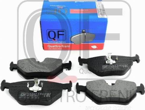 Quattro Freni QF51800 - Тормозные колодки, дисковые, комплект autospares.lv