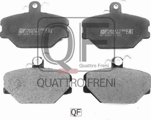 Quattro Freni QF53700 - Тормозные колодки, дисковые, комплект autospares.lv