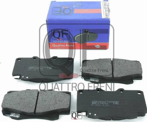 Quattro Freni QF52602 - Тормозные колодки, дисковые, комплект autospares.lv