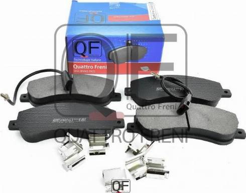 Quattro Freni QF64950 - Тормозные колодки, дисковые, комплект autospares.lv