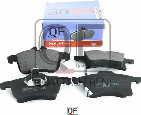 Quattro Freni QF66302 - Тормозные колодки, дисковые, комплект autospares.lv