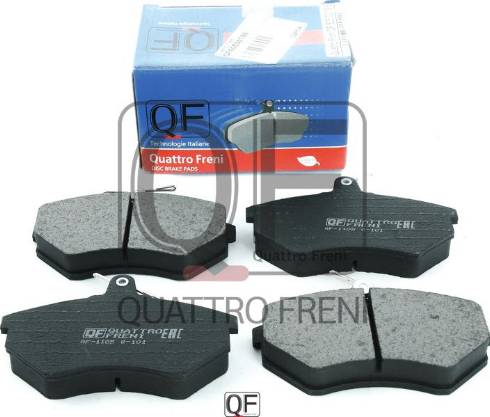 Quattro Freni QF60500196 - Тормозные колодки, дисковые, комплект autospares.lv