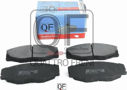 Quattro Freni QF60600 - Тормозные колодки, дисковые, комплект autospares.lv