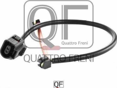 Quattro Freni QF60F00312 - Сигнализатор, износ тормозных колодок autospares.lv