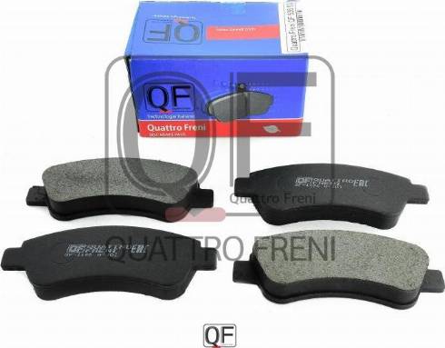 Quattro Freni QF63600 - Тормозные колодки, дисковые, комплект autospares.lv